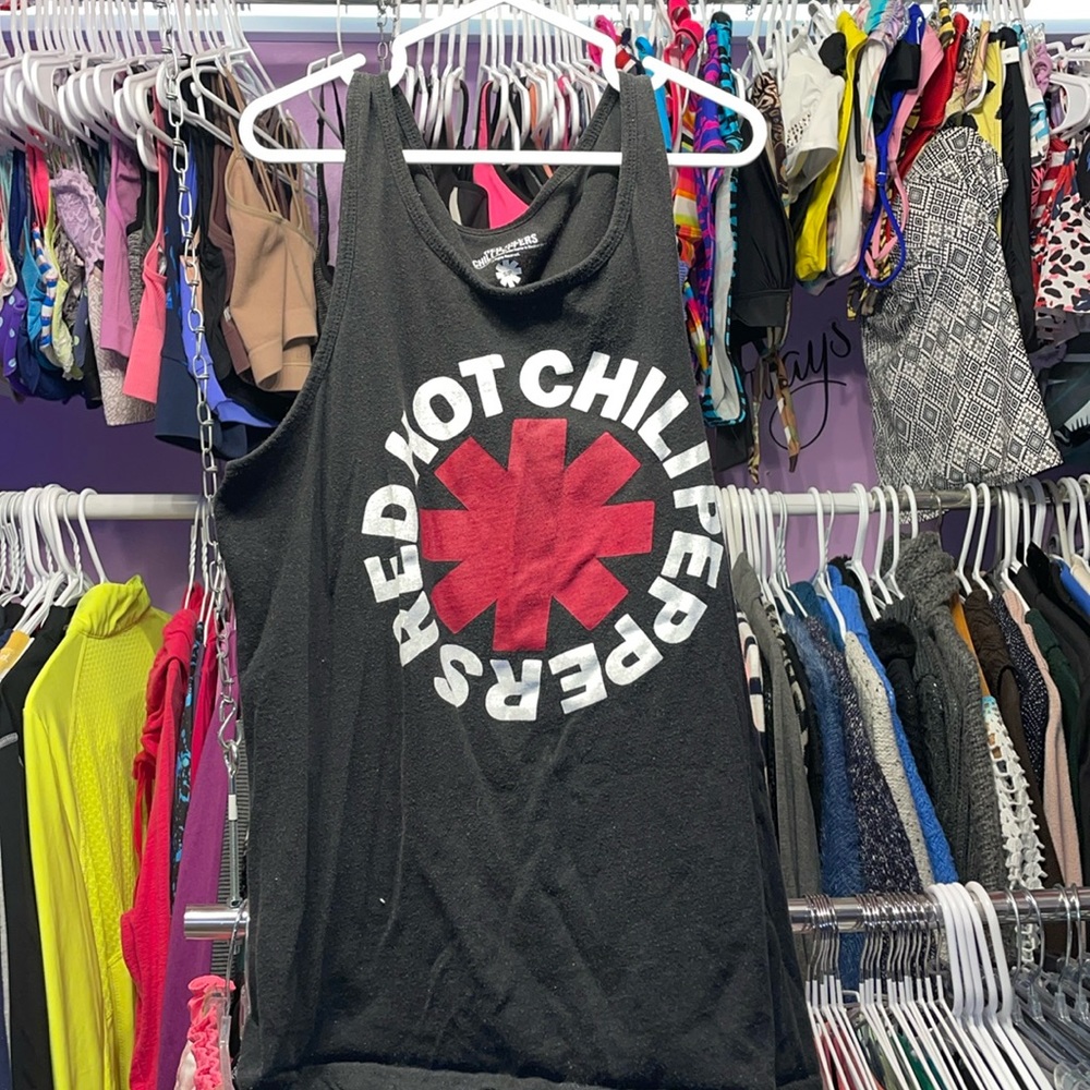 Red Hot ChiliPeppers black tank top unisex size small